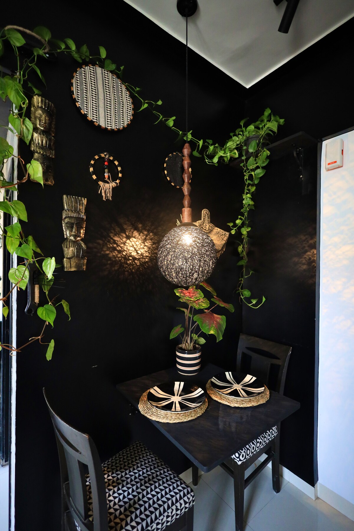 Afrohemian House kitchen with handcrafted touches