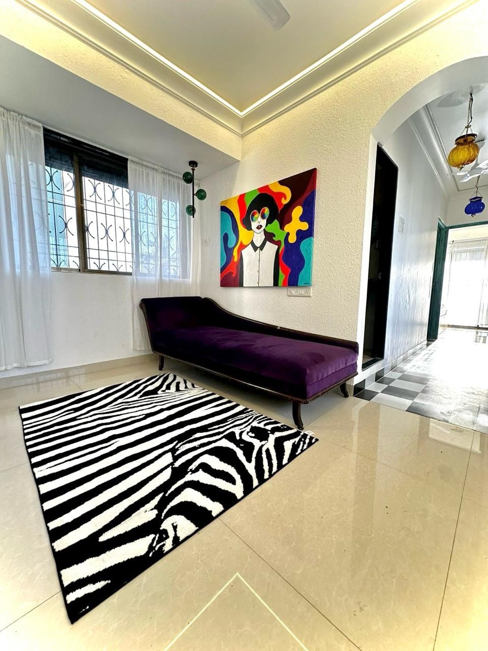 Abundant daylight across the Bandra Art House shared living space