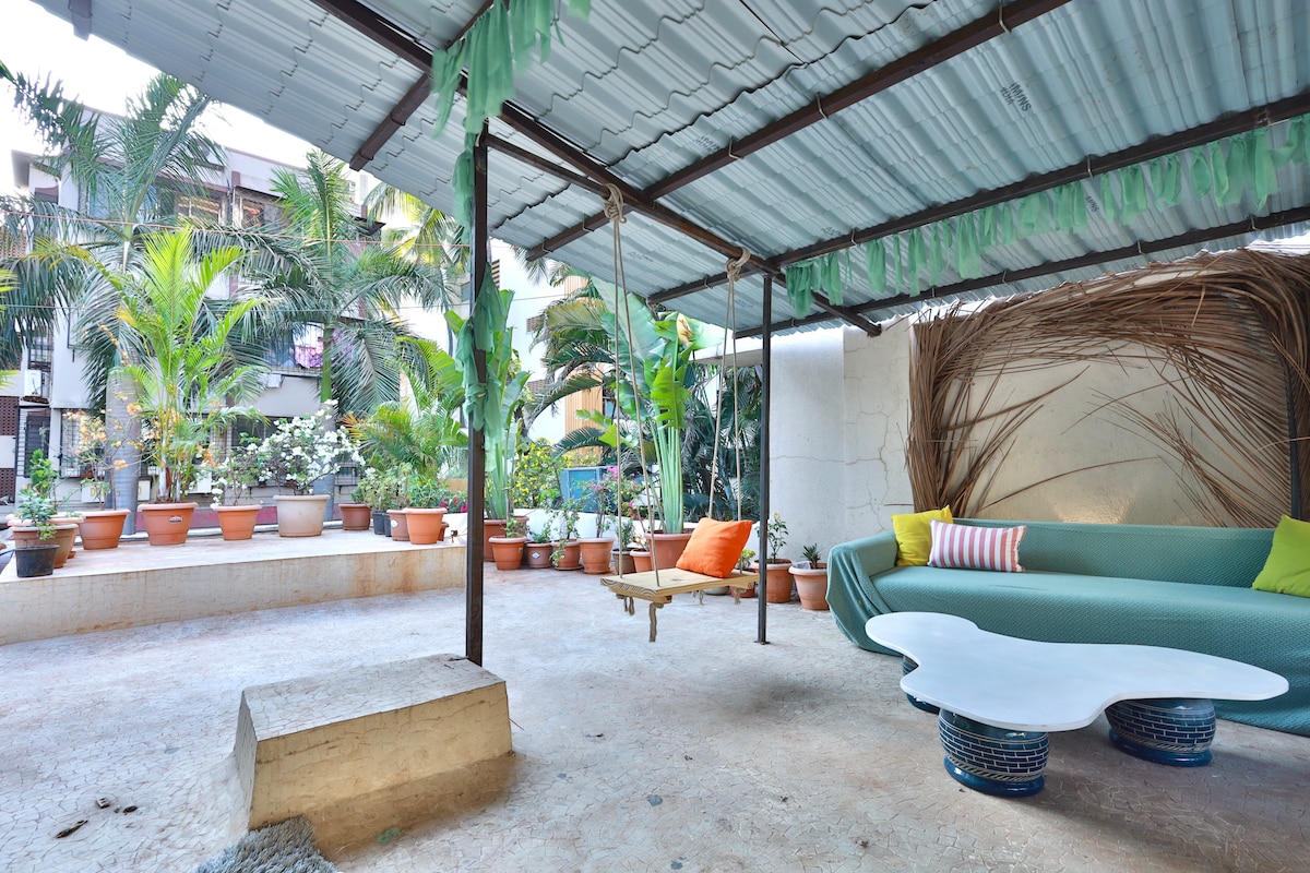 India House plant-filled private terrace